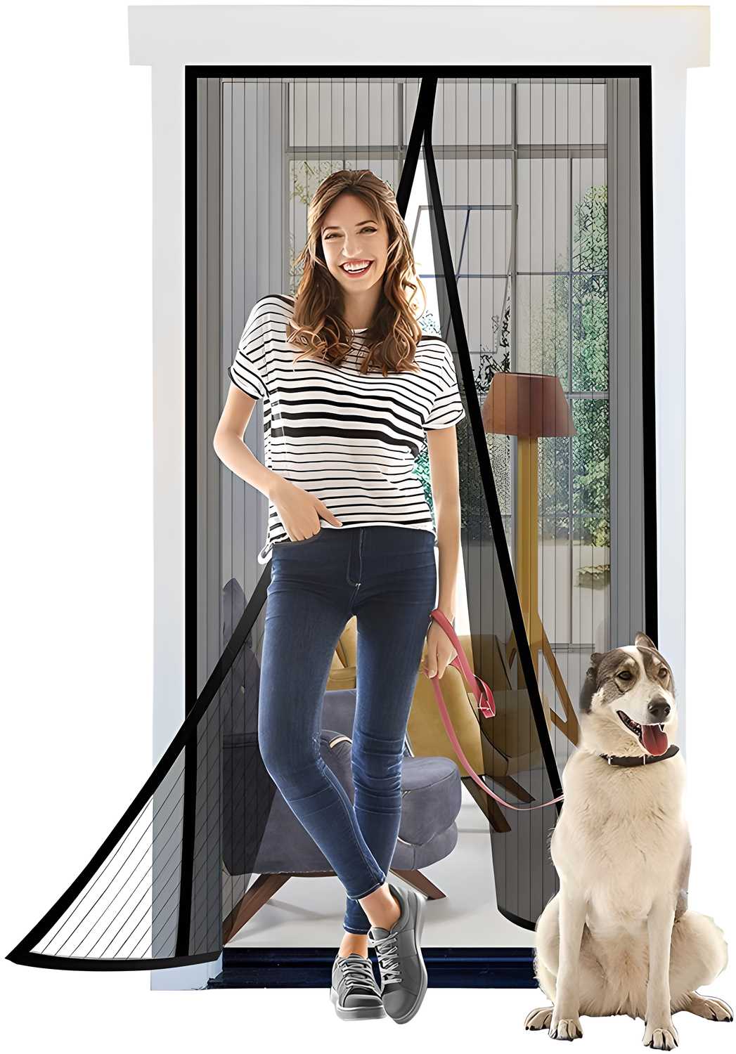 Magnetic Mosquito Net Door – Perfect for Balconies & Home Entrances